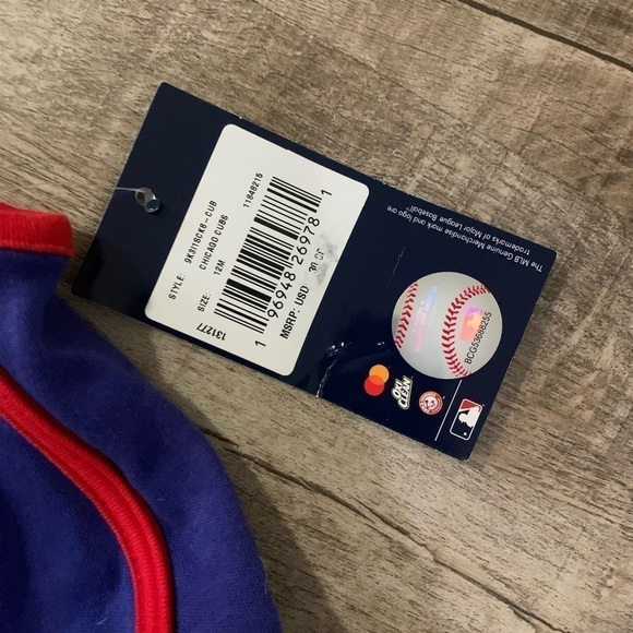 NWT Chicago Cubs Hit and Run Toddler Romper - Picture 4 of 7